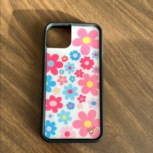Wildflower Phone Case with Pink and Blue Flowers